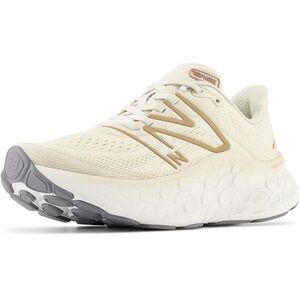 New Balance Women's 8.5 D Fresh Foam X More v4 Running Shoes in Beige/Gold